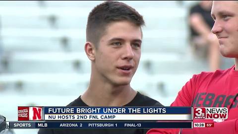 Huskers hold 2nd Friday Night Lights Camp