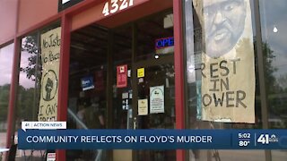 Community reflects on year since George Floyd's murder