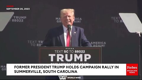 Trump's Fiery Rally in South Carolina: Unleashing Critiques on the Biden Administration-World-Wire