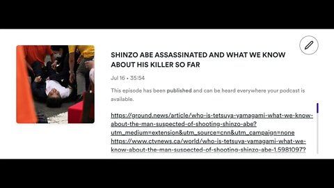SHINZO ABE ASSASSINATED AND WHAT WE KNOW ABOUT HIS KILLER SO FAR