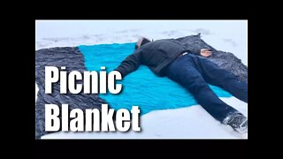 Oversized Outdoor Picnic Beach Blanket made from Parachute Material by Zenmarkt Review