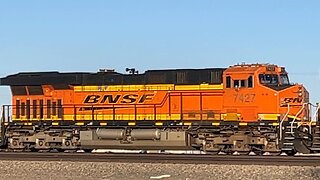 Panhandle and Amarillo Texas BNSF Transcon and Yard Action