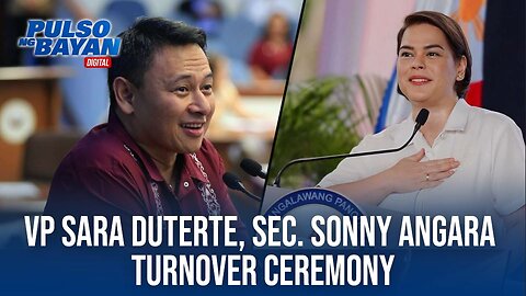 LIVE: VP Sara Duterte, Sec. Sonny Angara Turnover Ceremony | July 18, 2024