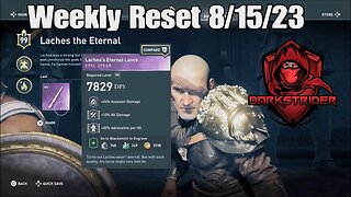 Assassin's Creed Odyssey- Weekly Reset 8/15/23