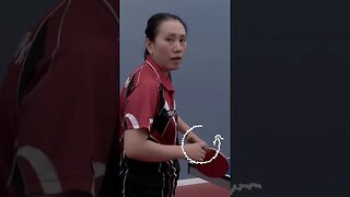 Table Tennis Doubles Footwork (2 Right Handers) Olympic Silver Medalist Gao Jun #shorts