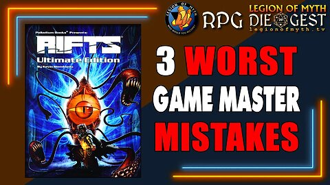 3 MISTAKES new RIFTS game masters make