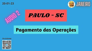 PAULO-SC Pagamento das Operações