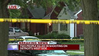 Masked men kill man & woman at Detroit home