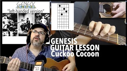 Genesis Guitar Lesson (lefty vers.) Cuckoo Cocoon | The Lamb Lies Down on Broadway