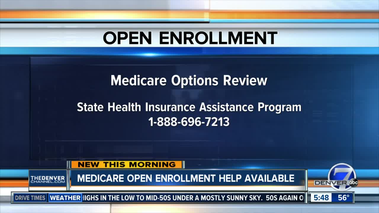 Medicare open enrollment help available
