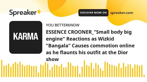 ESSENCE CROONER_"Small body big engine" Reactions as Wizkid "Bangala" Causes commotion online as he