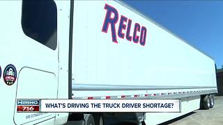 What's driving the truck driver shortage?