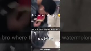 Bro ….. 😭 ain’t no way #viral #FYP #foryou #funny #shorts #explore #watermelon #soundcloud #rapper