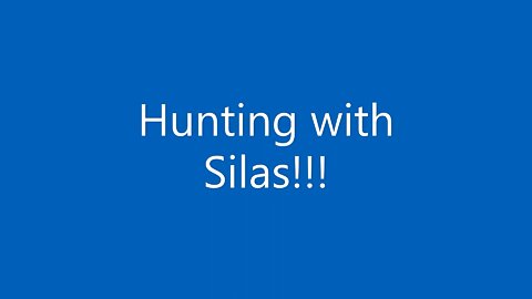 Pheasant hunting with Silas