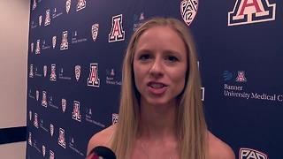 Raw video: Sage Watson on NCAA win