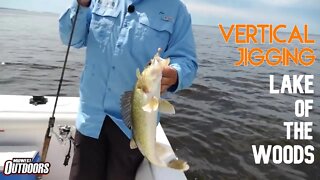 Vertical Jigging Lake of the Woods Walleye