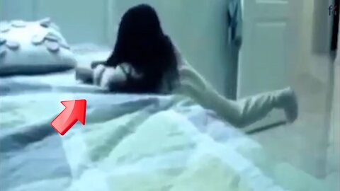Invisible Presence Dragging a Girl from Her Bed [Ghost]