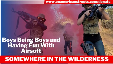 Boys Being Boys and Having Fun With Airsoft