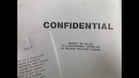 Confidential Document by Milton William Cooper part 2