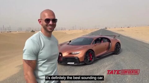 2 Minutes of Andrew Tate Loving His Bugatti Chiron