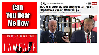 McLaughlin Poll 56% of Americans Believe Biden Is Trying To Jail Donald Trump