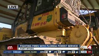 Fighting fires with the Florida Forest Service - 7:30am live report