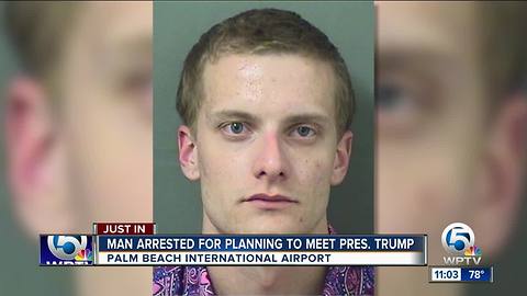 Ohio man arrested, wanted to smoke joint with President Trump at Mar-a-Lago