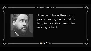 December 16th PM; Spurgeon's Morning and Evening; Isaiah 48:8