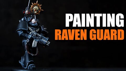How to Paint Raven Guard Space Marines | Horus Heresy | 19th Legion