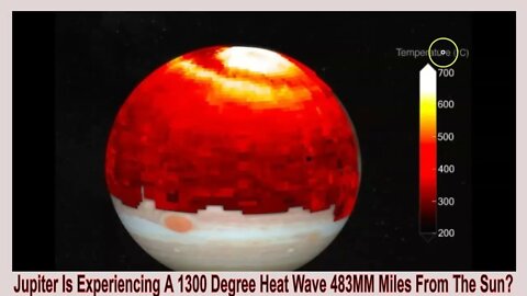 Jupiter Is Experiencing An Unexplained 1300 Degree Heat Wave 483MM Miles From The Sun!