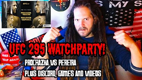 UFC 295 WATCHPARTY, PROCHAZKA VS PEREIRA! WITH DISCORD CHAT...