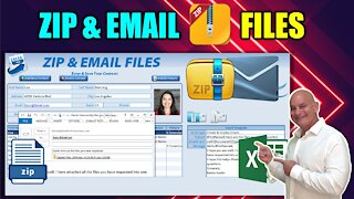 Learn How To Zip & Email Files or Folders From Excel in Just One Click