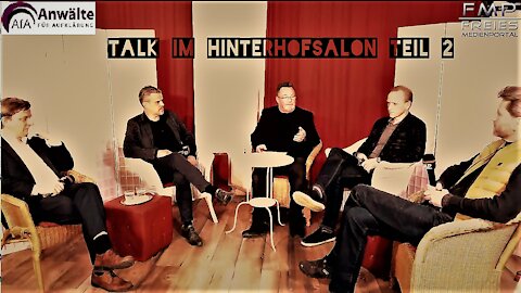 Talk im Hinterhofsalon TEIL 2 mit C.Ramelow, D.Sattelmaier, Dr.M. Burchardt, A.Schmitt, A.Franke.