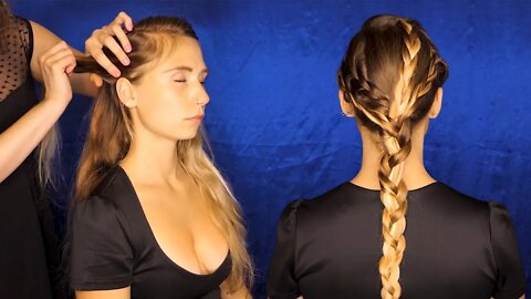 ASMR 💕 Gorgeous Hair Braiding ⚡ Extra Tingles w/ Mercedes & Corrina