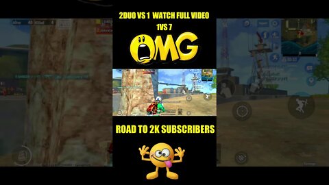 PUBG MOBILE LITE 2 DUO VS ME | 1VS 7 HAVY FIGHT #PUBGSHORT