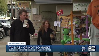Valley businesses adjust to relaxing of mask mandates