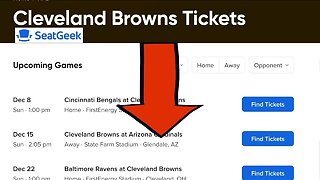 Browns ticket prices drop to season-low average ahead of Bengals' game