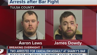 Two arrested after Brookside bar fight