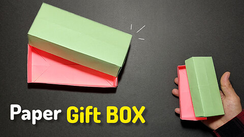How to Make a "Paper Gift Box". DIY Crafts Origami