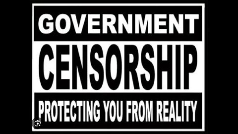 ***CENSORSHIP is a WAR TACTIC*** Great Threat! / Manipulation / Control / Evil 100%!