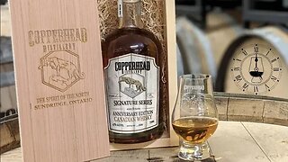 Whisky Heathens Drinking Copperhead Distillery’s 5 Year Old Fifth Year Anniversary Canadian Whisky