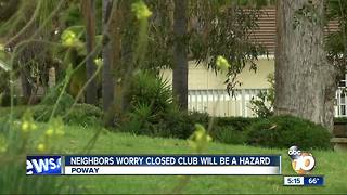 Residents concerned over country club closure