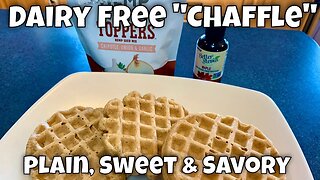 Dairy Free Chaffle (keto waffle) - 3 ways