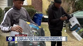 Armed suspects rob brothers of hoverboard Christmas gifts in broad daylight