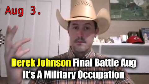 Derek Johnson Final Battle Aug 3 > It's A Military Occupation