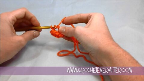 Left Hand Treble Crochet Tutorial #2: TR in the Foundation Chain