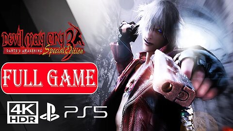 DEVIL MAY CRY 3 DANTE'S AWAKENING SPECIAL EDITION【FULL GAME】No Commentary ✔️4K 60ᶠᵖˢ HDR PS5