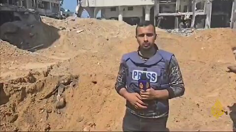 🚨 A mass grave hidden by the IOF was found at Al-Shifa Medical Complex in #Gaza City yesterday,