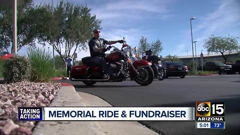Memorial ride held for family of MCSO Sergeant