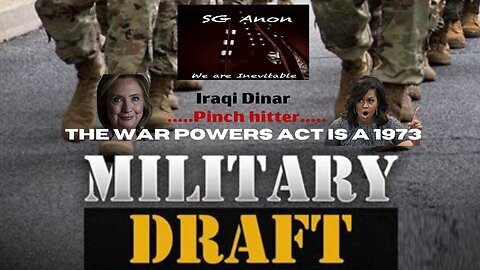 SG Anon SHOCKING REVELATION- Hillary-Michelle, War Powers Act, How Far will this go.